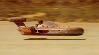 Illustration for article titled They Finally Made a Flying Star Wars Speeder Bike!